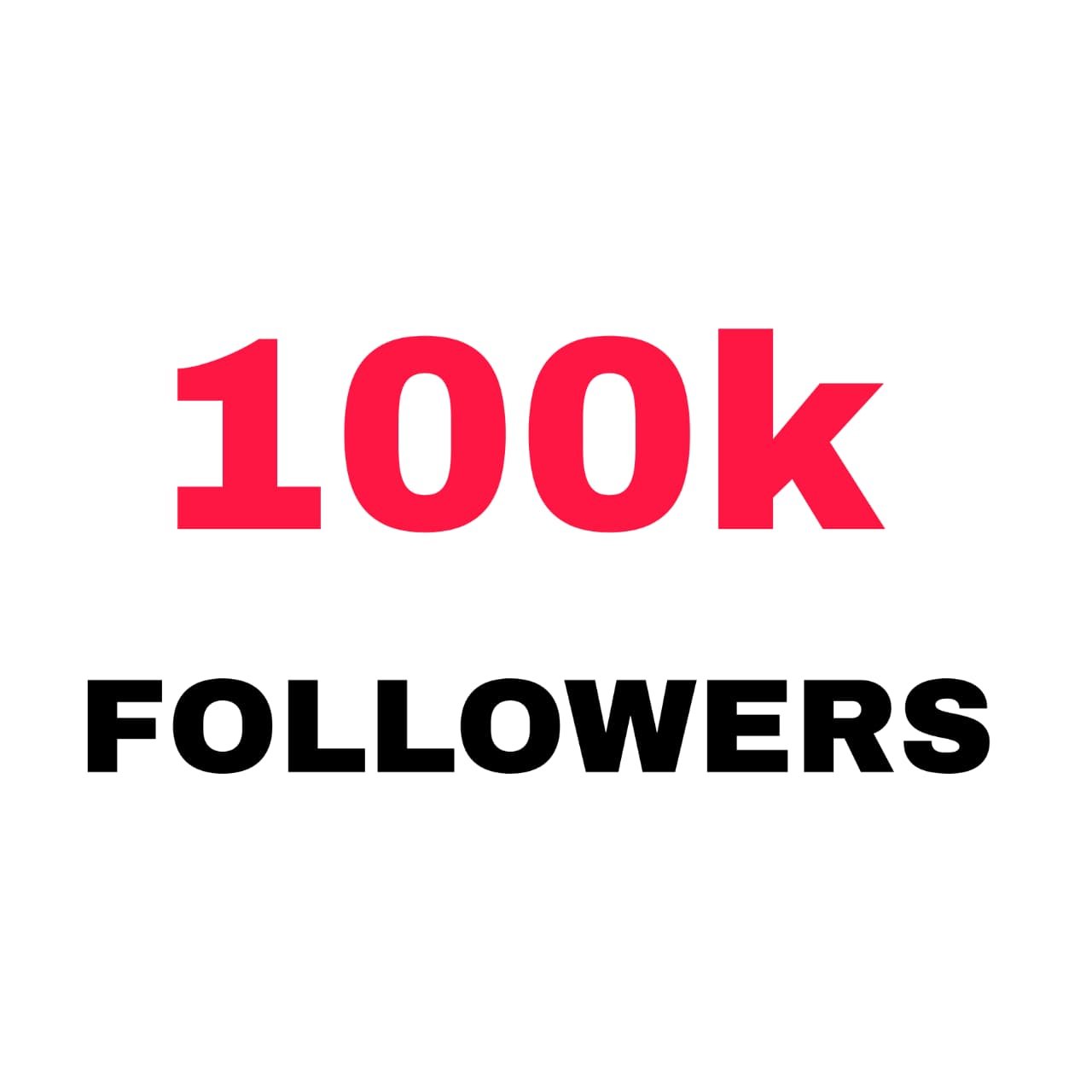 100k followerss